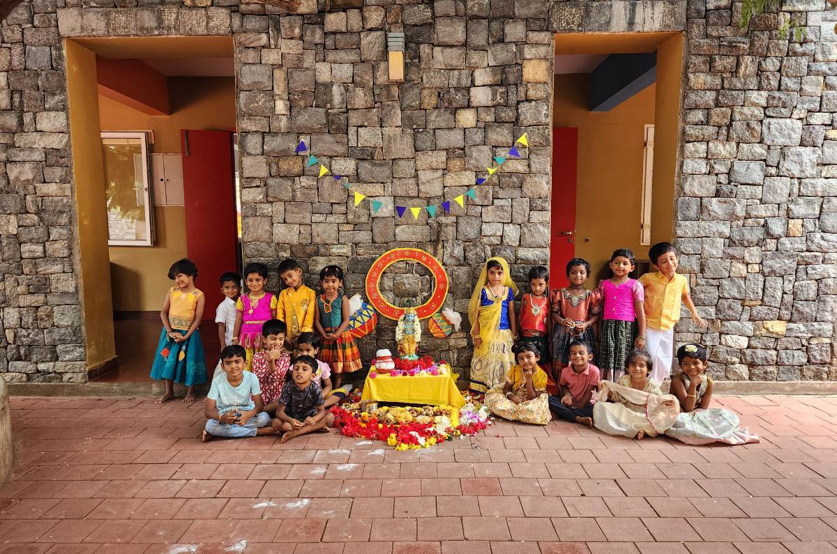 KINDERGARTEN AT SPECTRUM - Krishnar Jayanthi